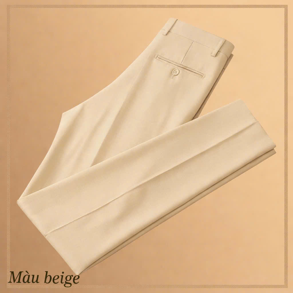 Quần tây nam Huy Phát màu be