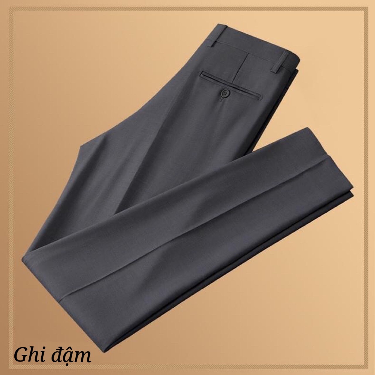 Quần tây nam Huy Phát màu ghi tối
